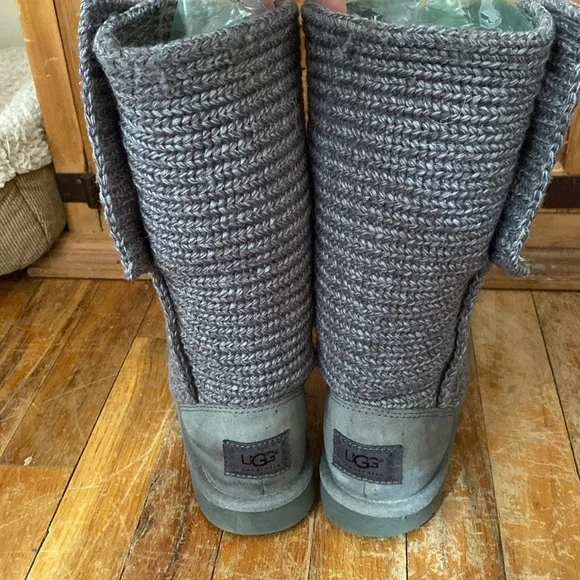 Sweater Knitt Classic Cardy Ugg S/N 5649 Grey - Picture 5 of 12